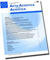 ACTA ACUSTICA UNITED WITH ACUSTICA杂志封面